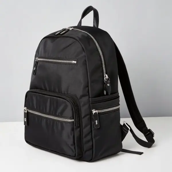 Leather Trim Backpack