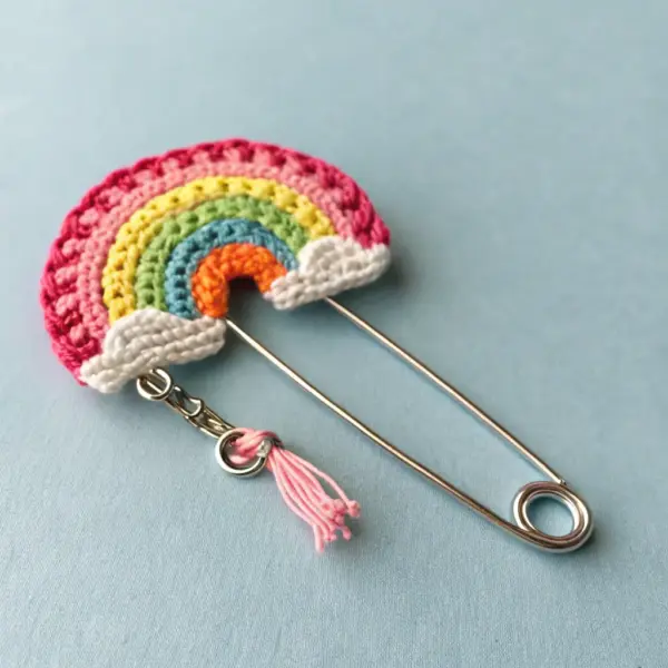 Colorful Woven Pin